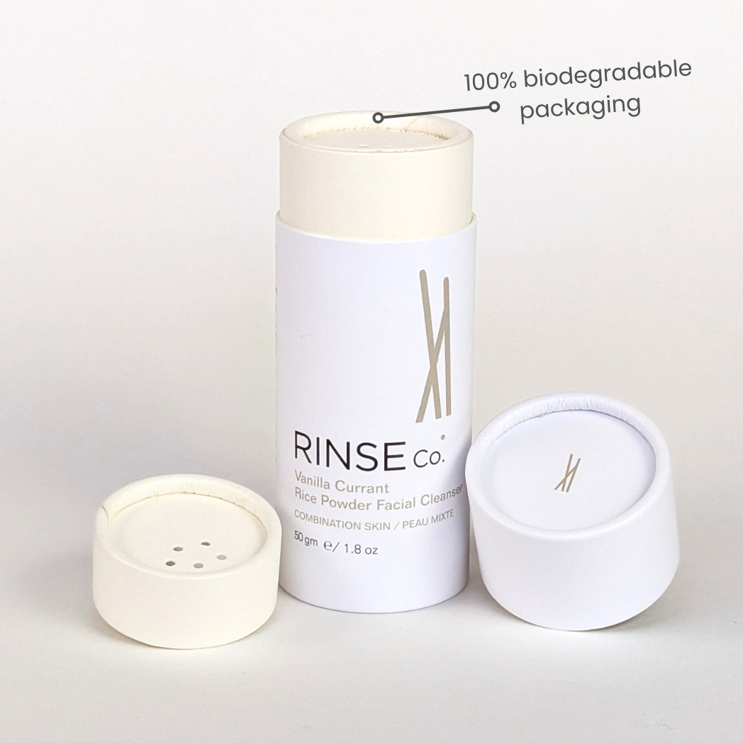 Rice Powder Facial Cleanser for Combination Skin - Vanilla Currant