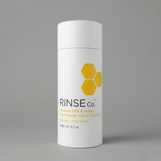 Rice Powder Facial Cleanser for Dry Skin - Coconut Milk & Honey