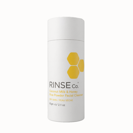 Rice Powder Facial Cleanser for Dry Skin - Coconut Milk & Honey