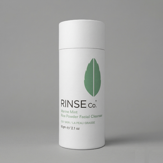 Rice Powder Facial Cleanser for Oily Skin - Marine Mint