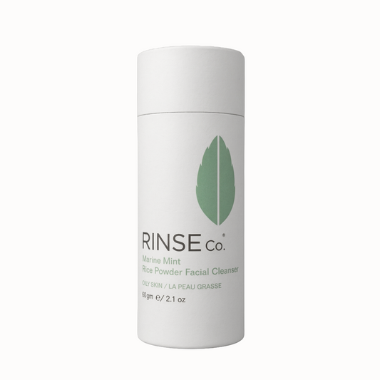 Rice Powder Facial Cleanser for Oily Skin - Marine Mint