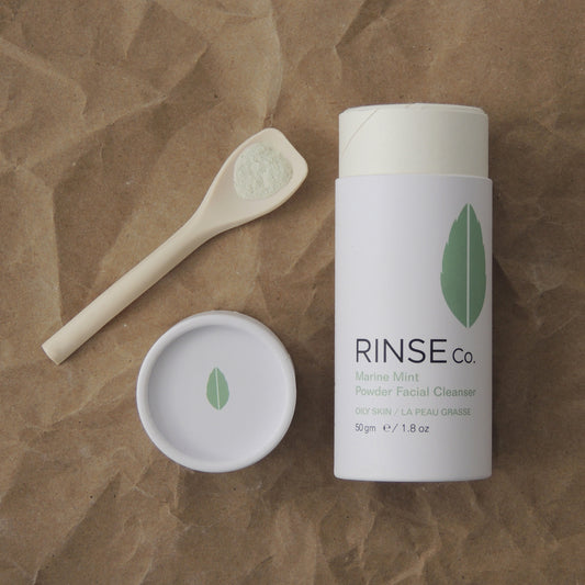 Rice Powder Facial Cleanser for Oily Skin - Marine Mint
