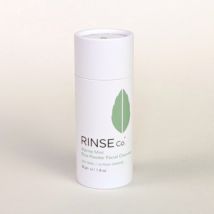 Rice Powder Facial Cleanser for Oily Skin - Marine Mint 🍁 Made in Vancouver, Canada