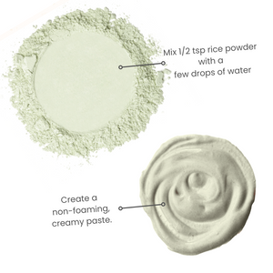 Rice Powder Facial Cleanser for Oily Skin - Marine Mint 🍁 Made in Vancouver, Canada