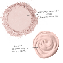 Load image into Gallery viewer, Rice Powder Facial Cleanser for Dry &amp; Sensitive Skin - Sweet Red Rose 🍁 Made in Vancouver, Canada